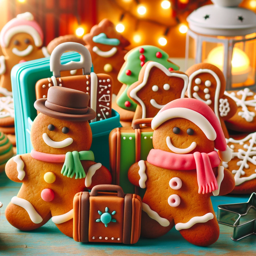 When Gingerbreads Go on Vacation They Take a Cookie Cutter Trip. Gingerbread Pun