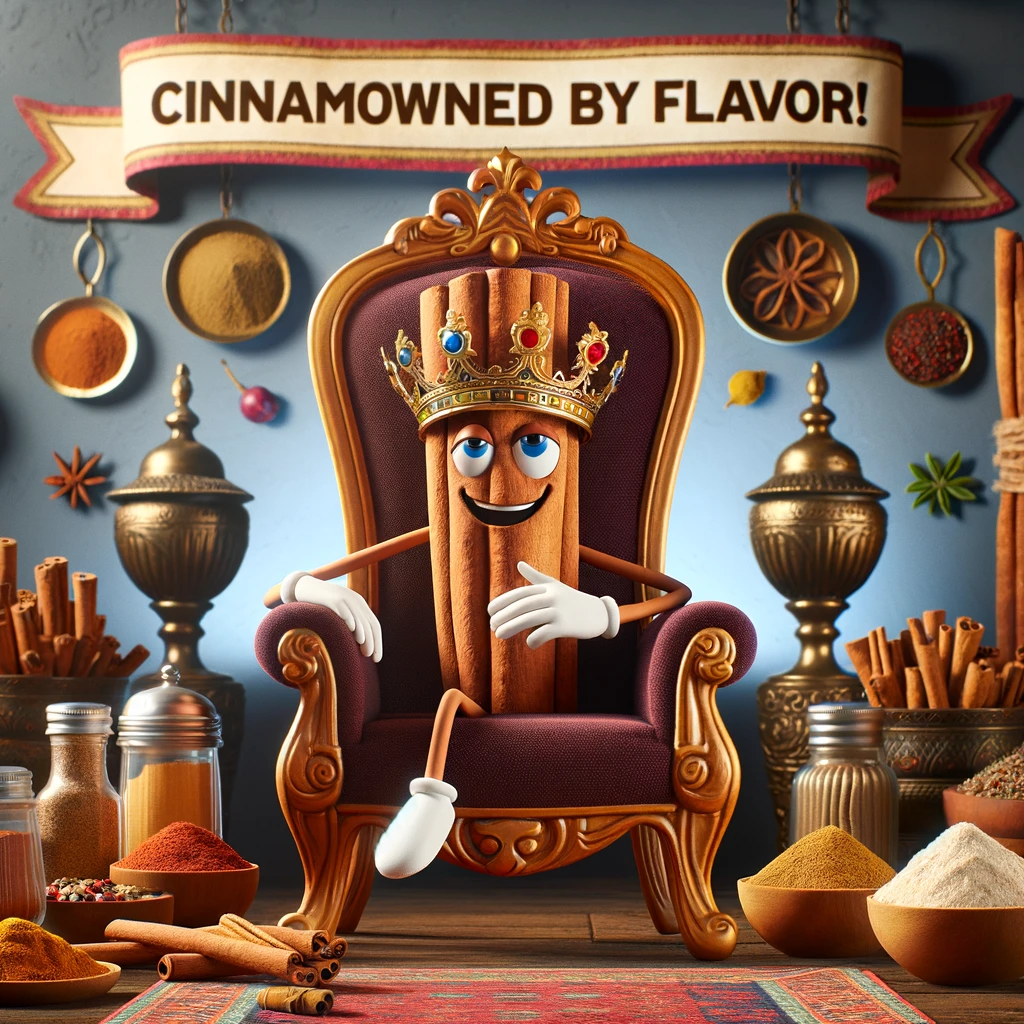 Cinnam owned by flavor Cinnamon Pun