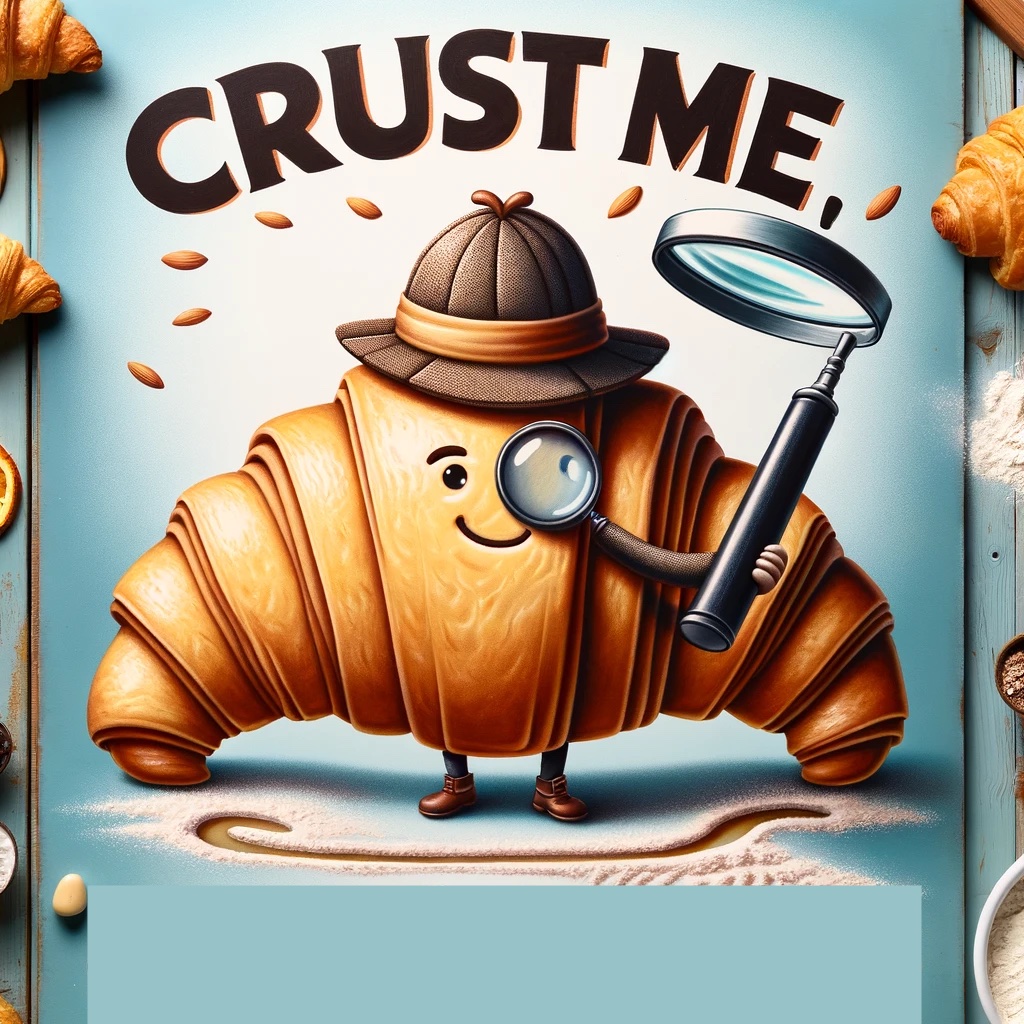 Crust me Im a croissant aficionado. Croissant Pun