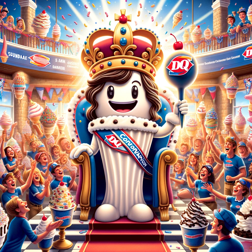 Dairy Queens Sundae Coronation Reigning Over Sweetness Dairy Pun