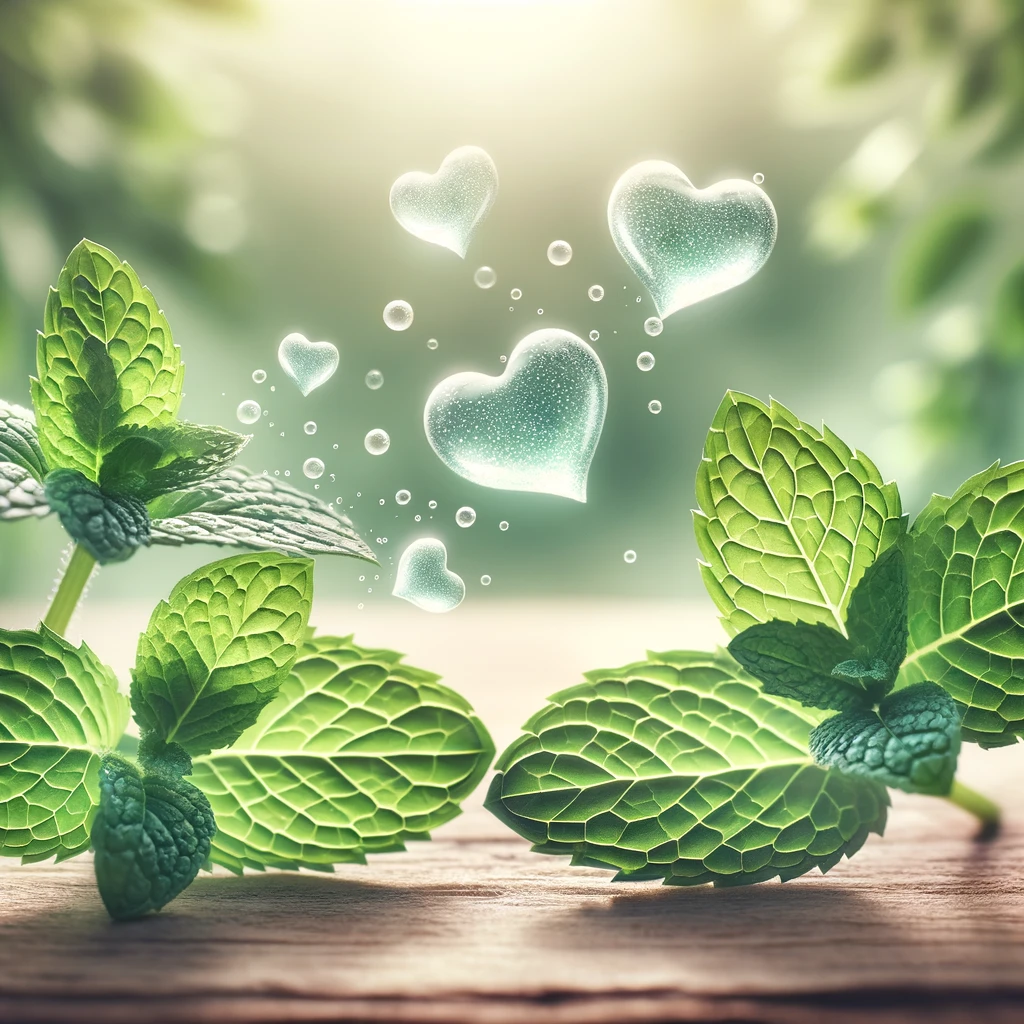 Mint to be a leafy love story. Mint Pun