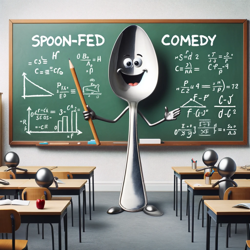 Professor Spoon Dishing Out Knowledge Spoon Pun