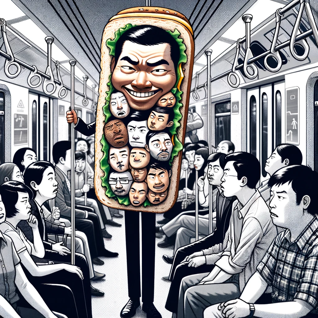 Subway The only place where you can sandwich yourself between two strangers during rush hour. Subway Pun