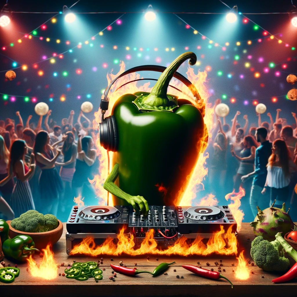 This Partys on Fire Jalapeno Pun
