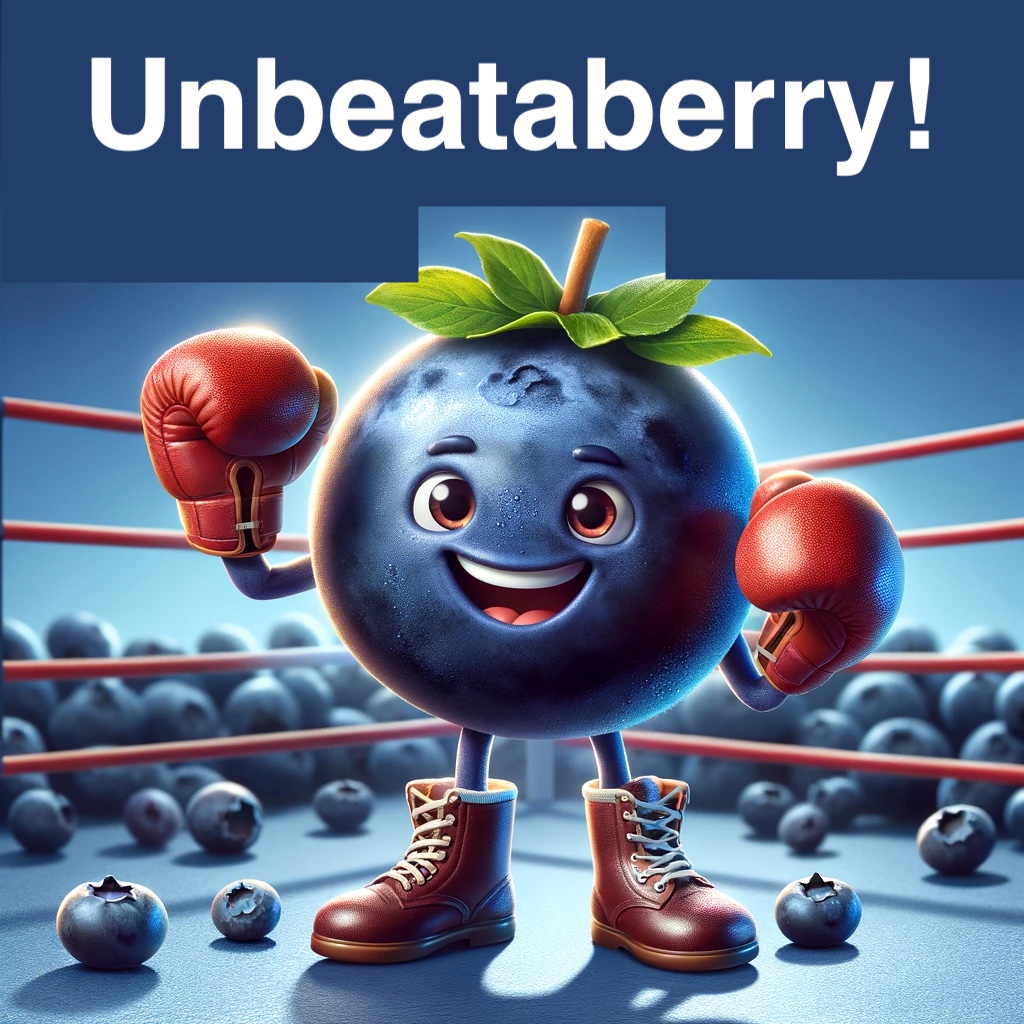 Unbeataberry Blueberry Pun