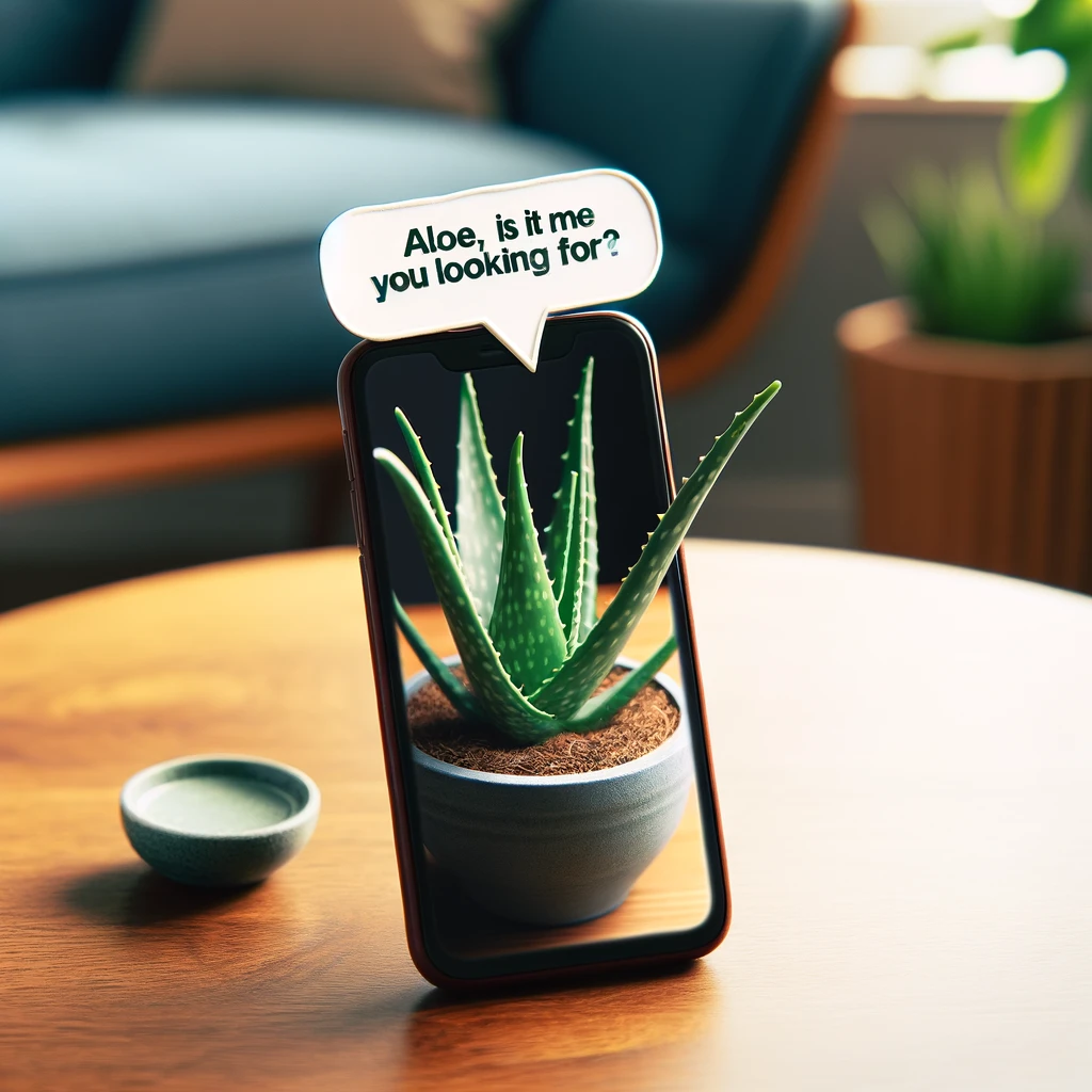 Aloe is it me youre looking for Aloe Pun