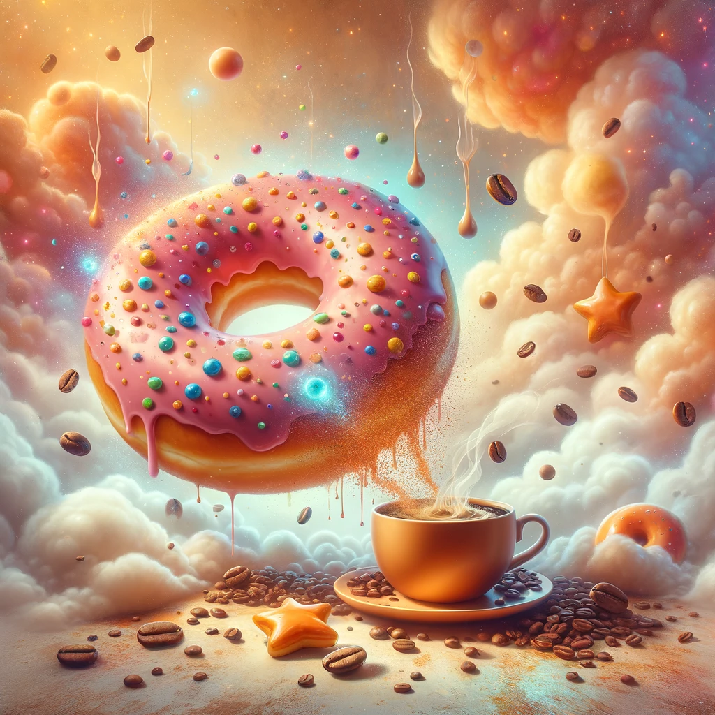 Dunkin Dreams Where Coffee Dives into Donuts Dunkin Donuts Pun