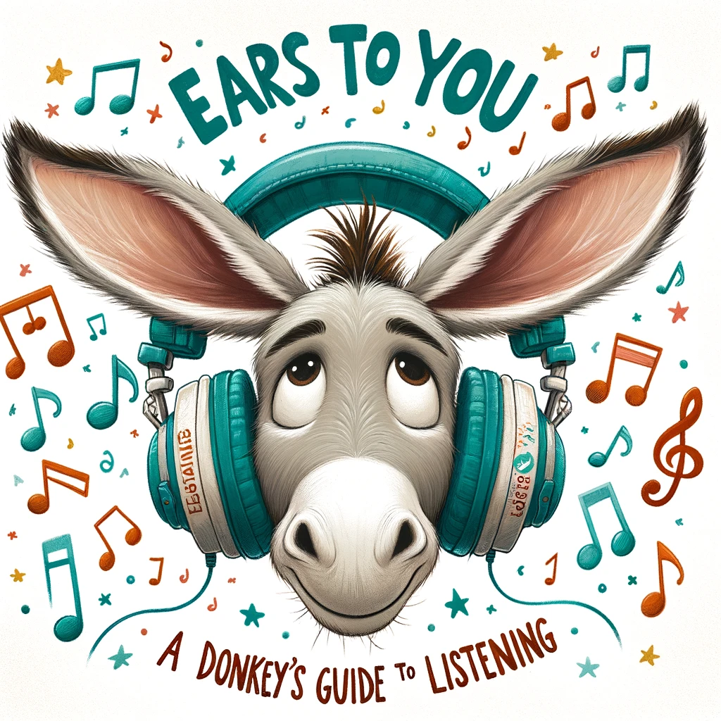 Ears to you A donkeys guide to listening. Donkey Pun