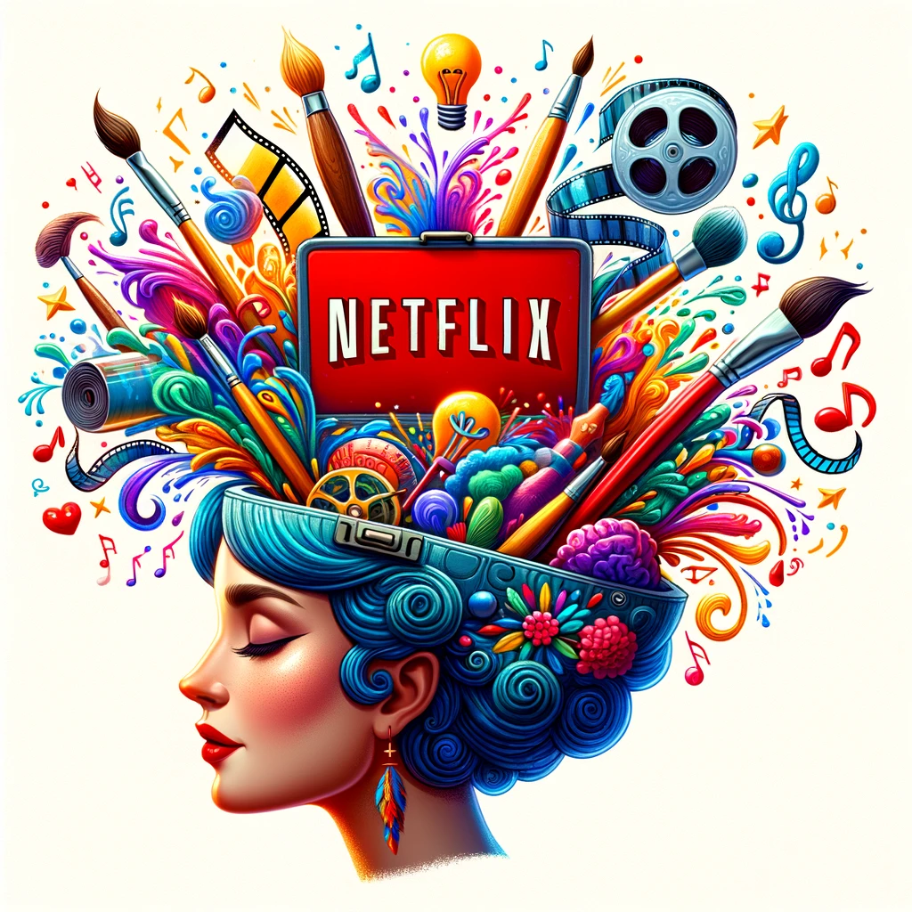Her mind was like Netflix always buzzing with creative ideas. Netflix Pun