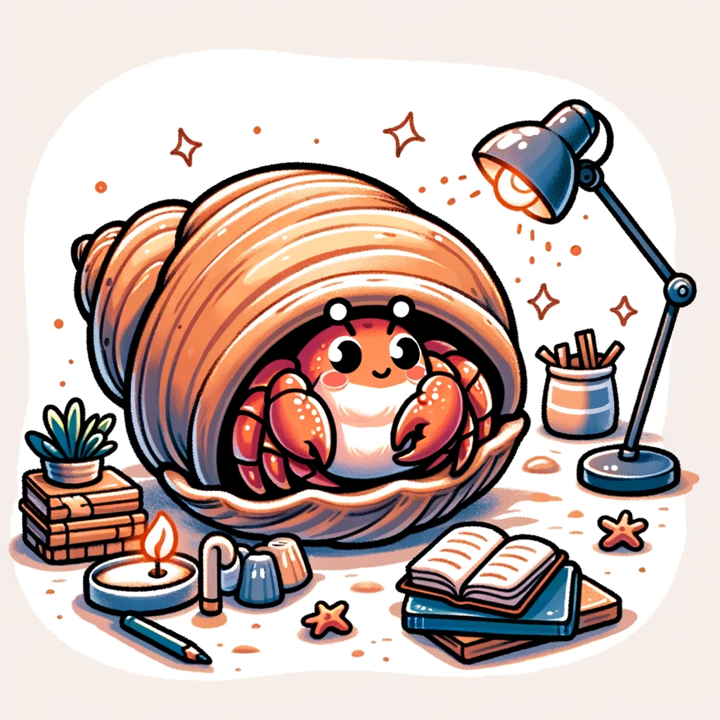 Hermit Crab A crab thats shell tering in place Hermit Crab Pun