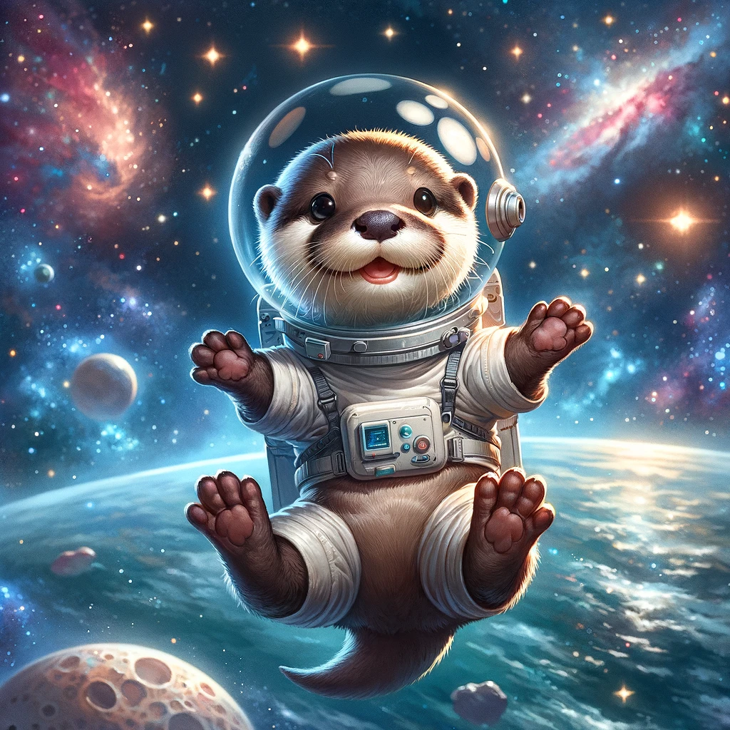 Hes in Otter space Otter Pun