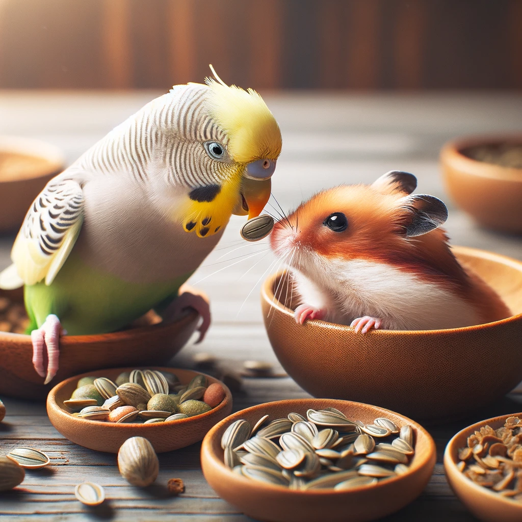 Share a keet Feathered friend turning peckish into peck nic one seed at a time Parakeet Pun
