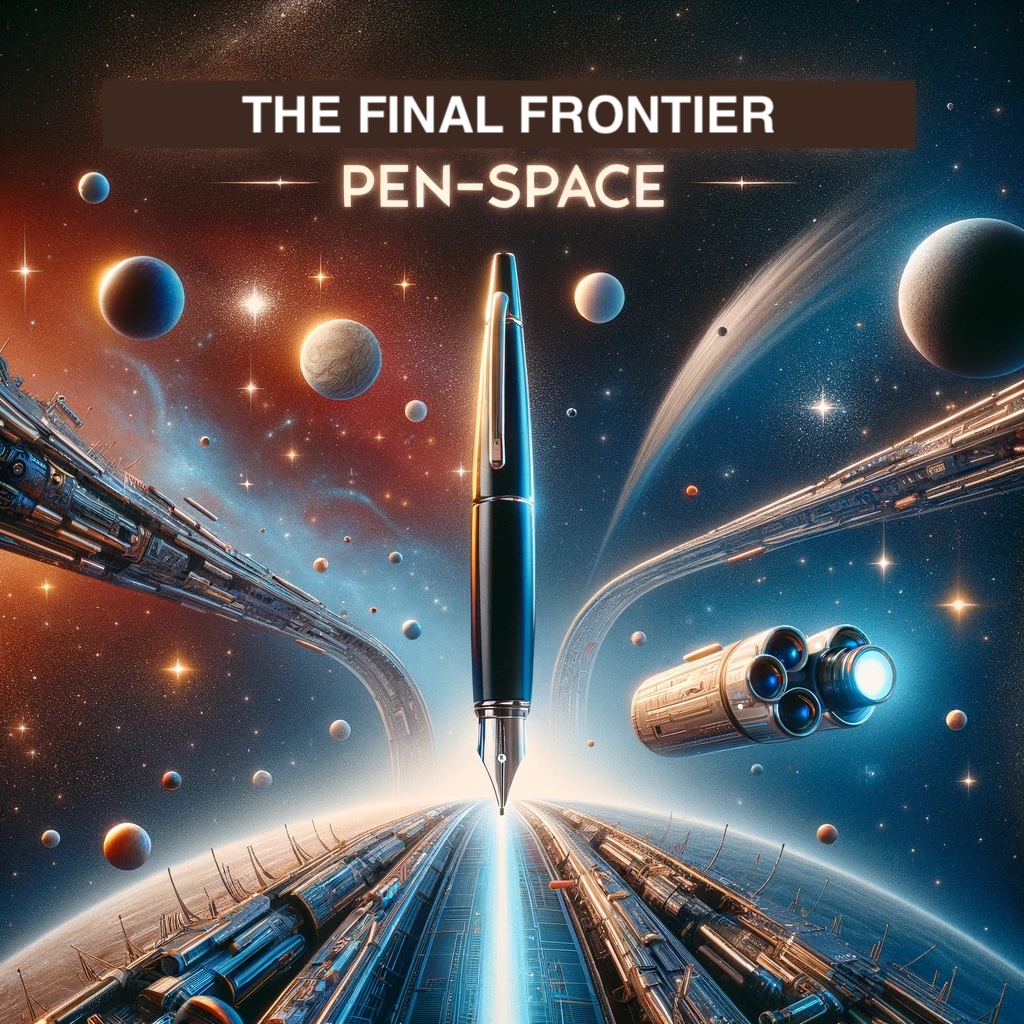 The final frontier Pen space. Pen Pun