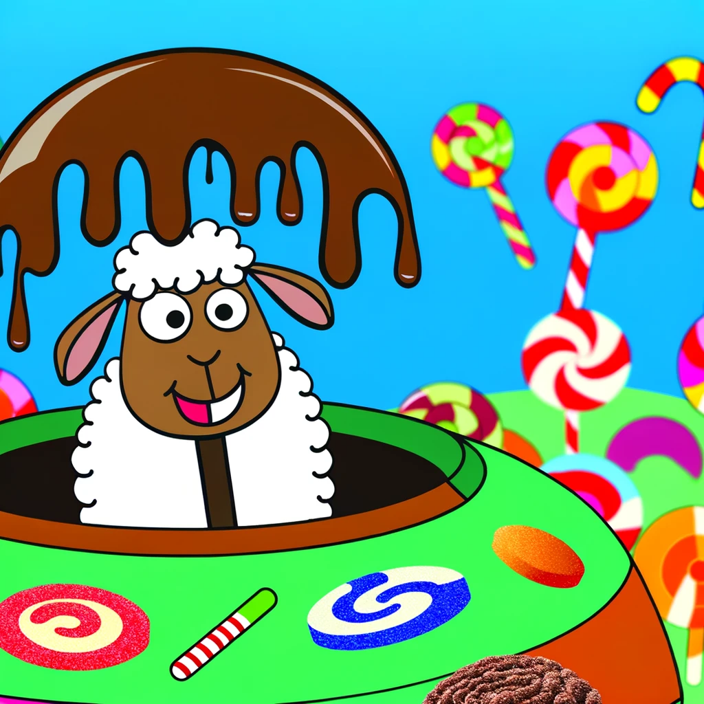 What do you call a sheep covered in chocolate A candy baa Sheep Pun
