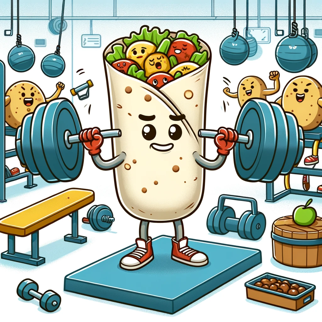 Why did the burrito go to the gym To get its fillings in shape Burrito Pun