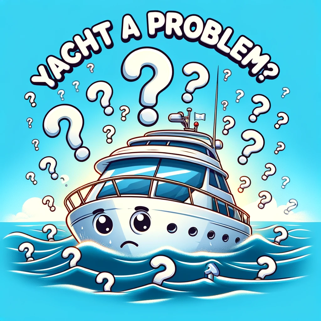 Yacht a problem Yacht Pun