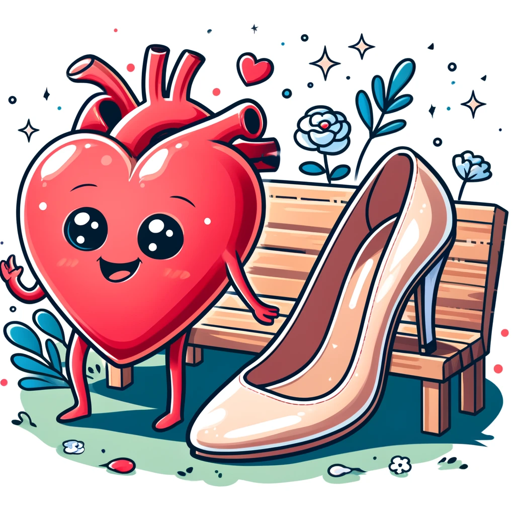 Heart and Sole A love story. Anatomy Pun