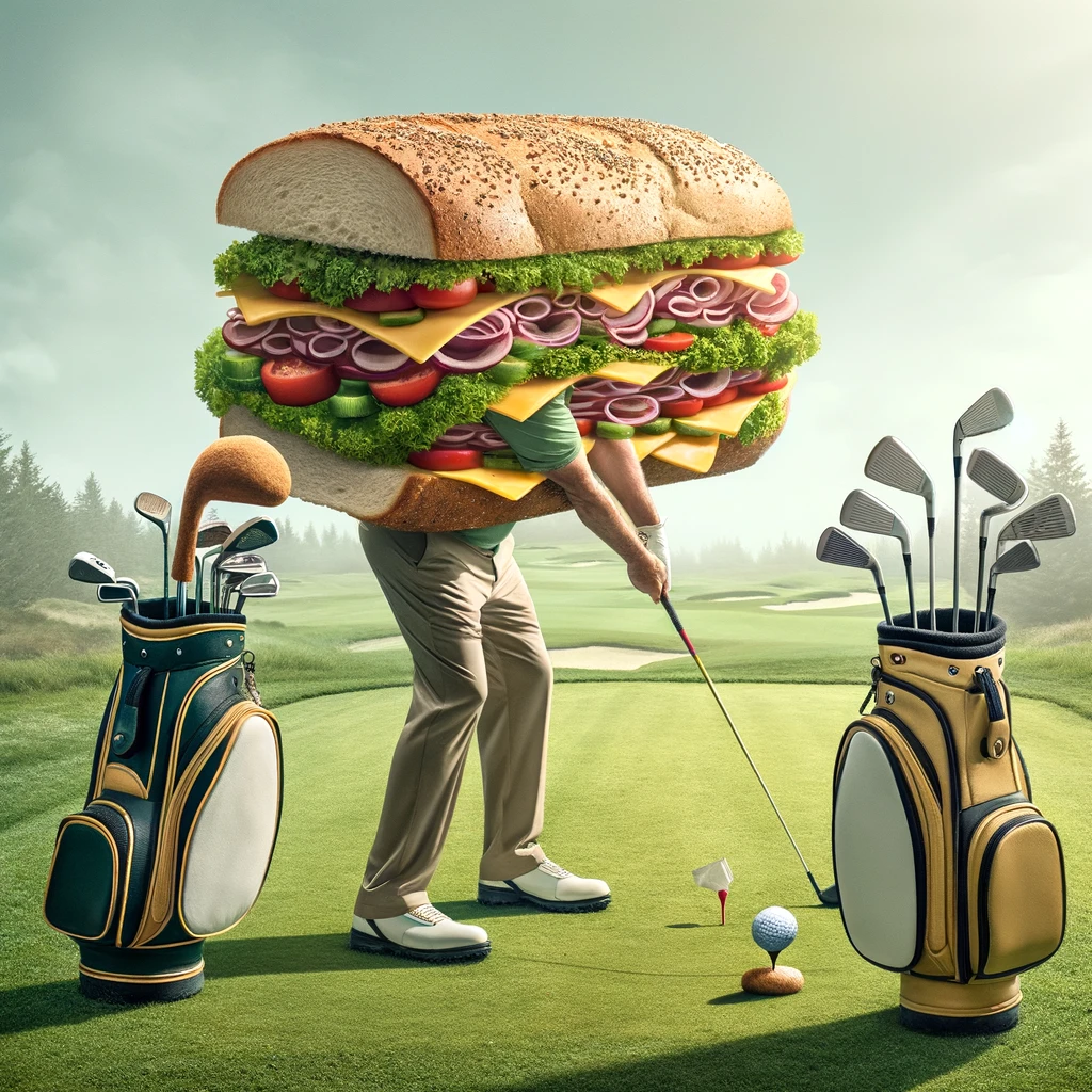 The golfer was so good he could make a sandwich shot. Golf Pun
