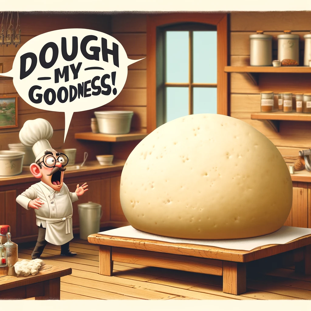 Dough My Goodness Dough Pun