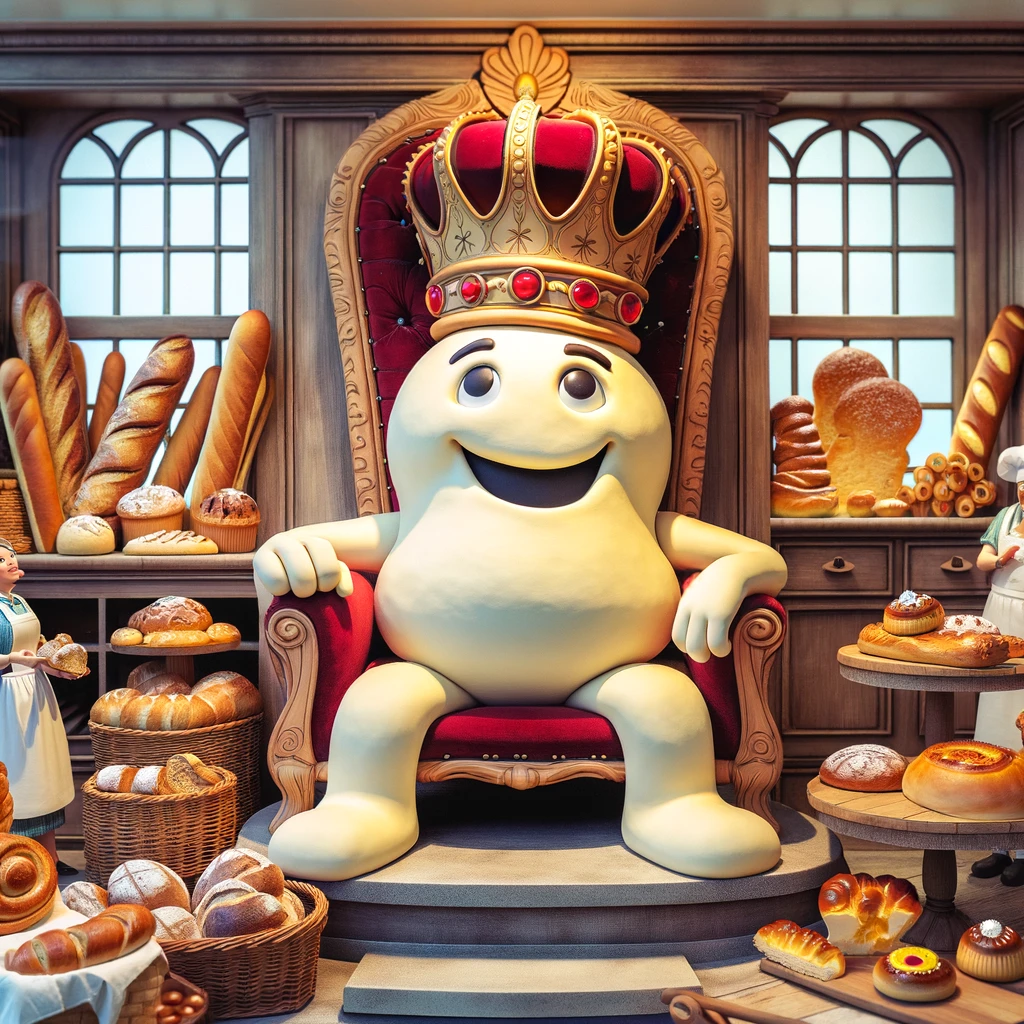 In the world of bakers dough is king Dough Pun