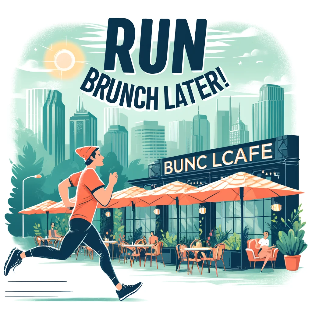 Run now brunch later Running Pun