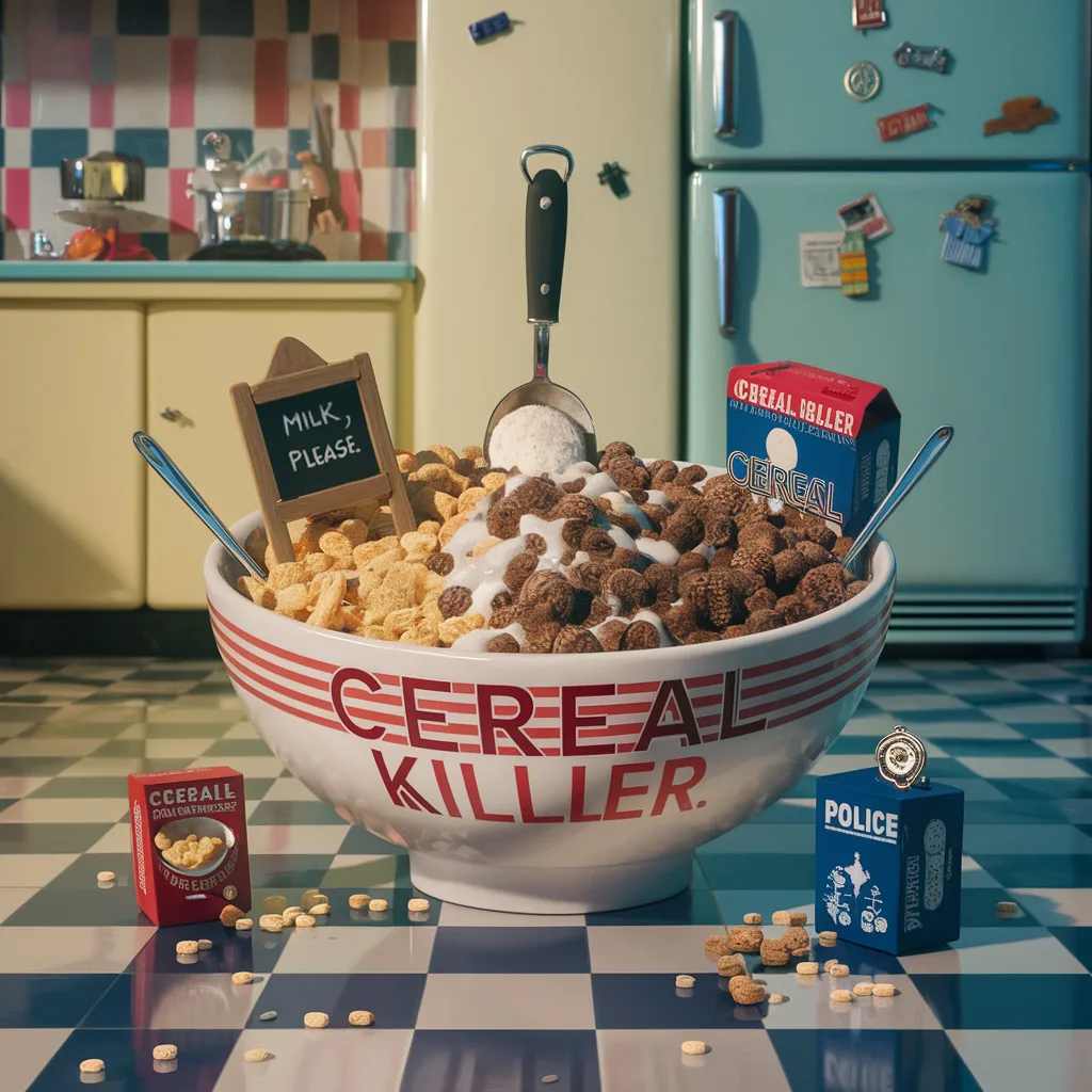 Cereal killer in the kitchen cereal puns