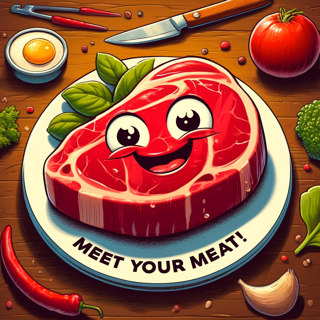Meet your meat meat puns