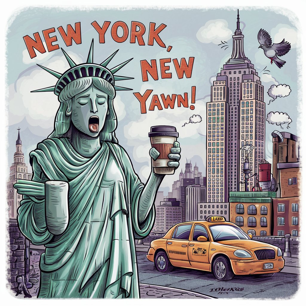 New York New Yawn Newyork puns