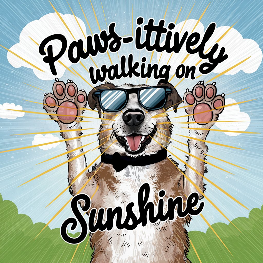 Paws itively walking on sunshine walking puns