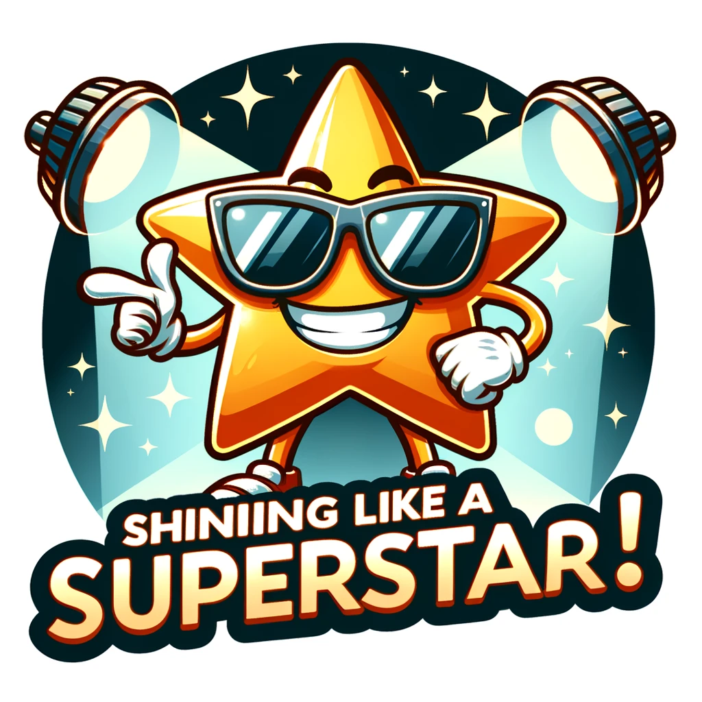 Shining like a superstar star puns
