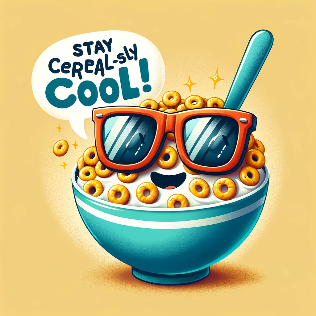 Stay Cereal sly Cool cereal puns