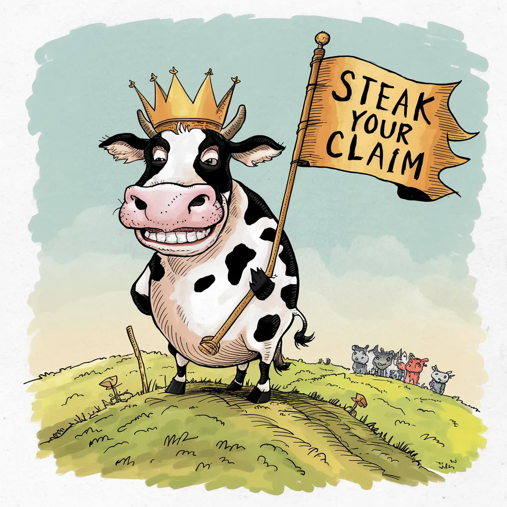 Steak your claim meat puns