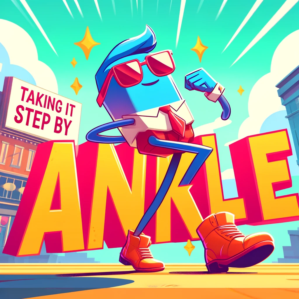 Taking it step by ankle. Ankle puns