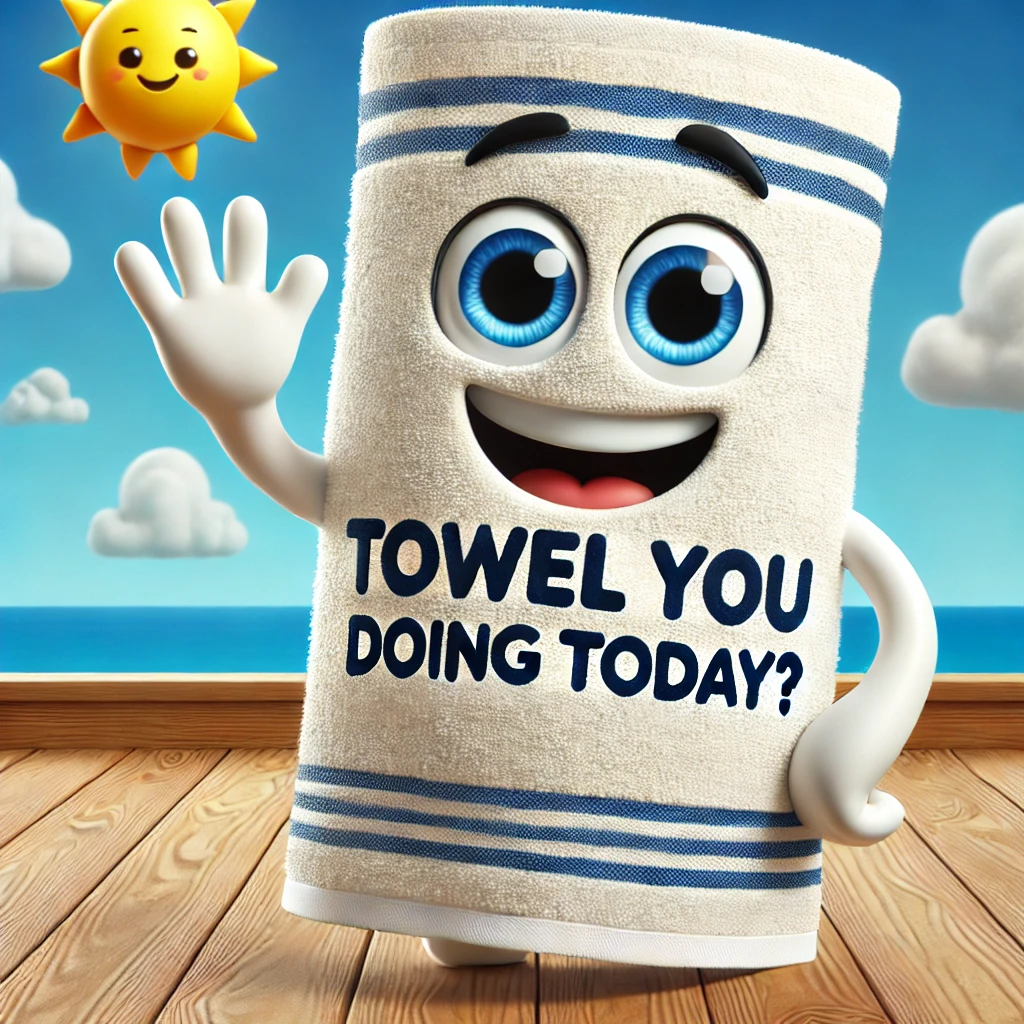 Towel you doing today Towel puns