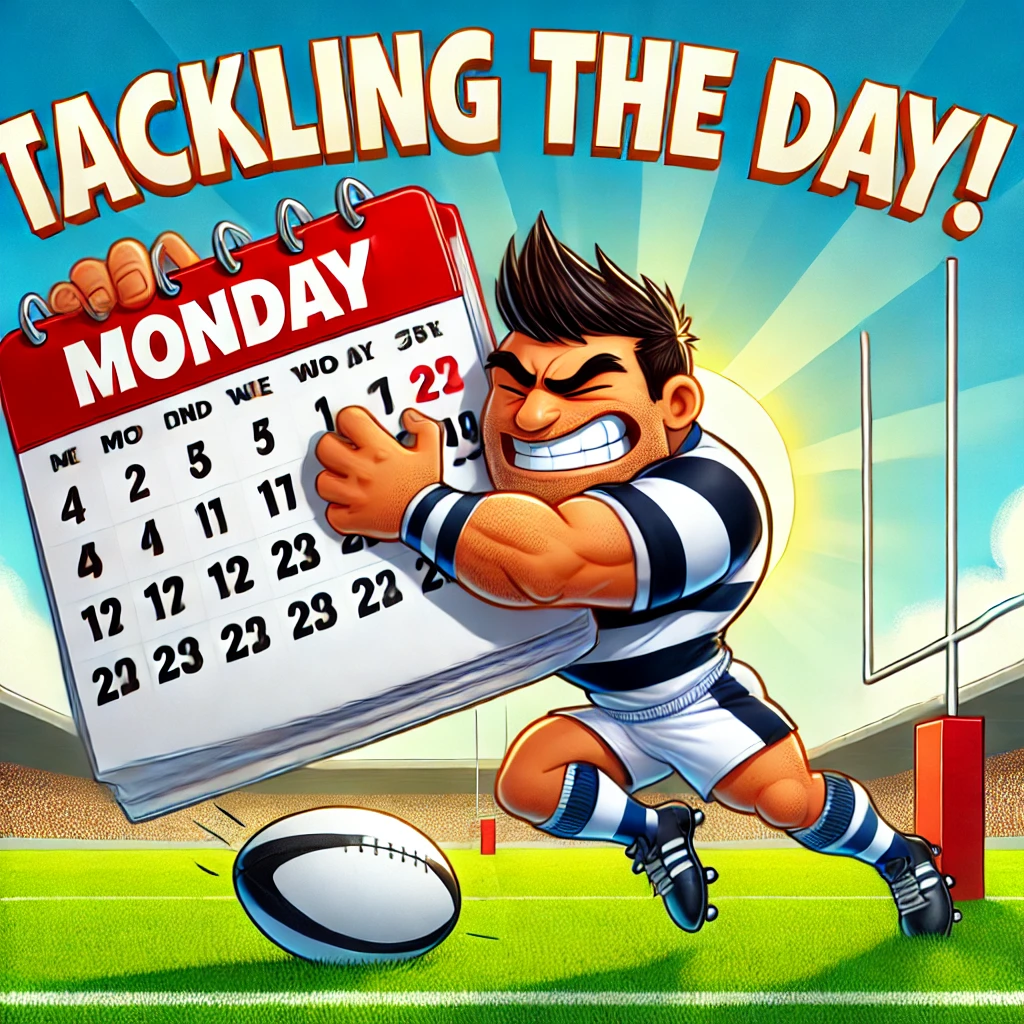 Tackling the day Rugby puns