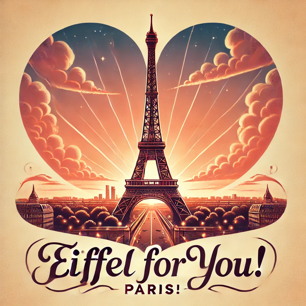 Eiffel for you Paris Paris puns 1