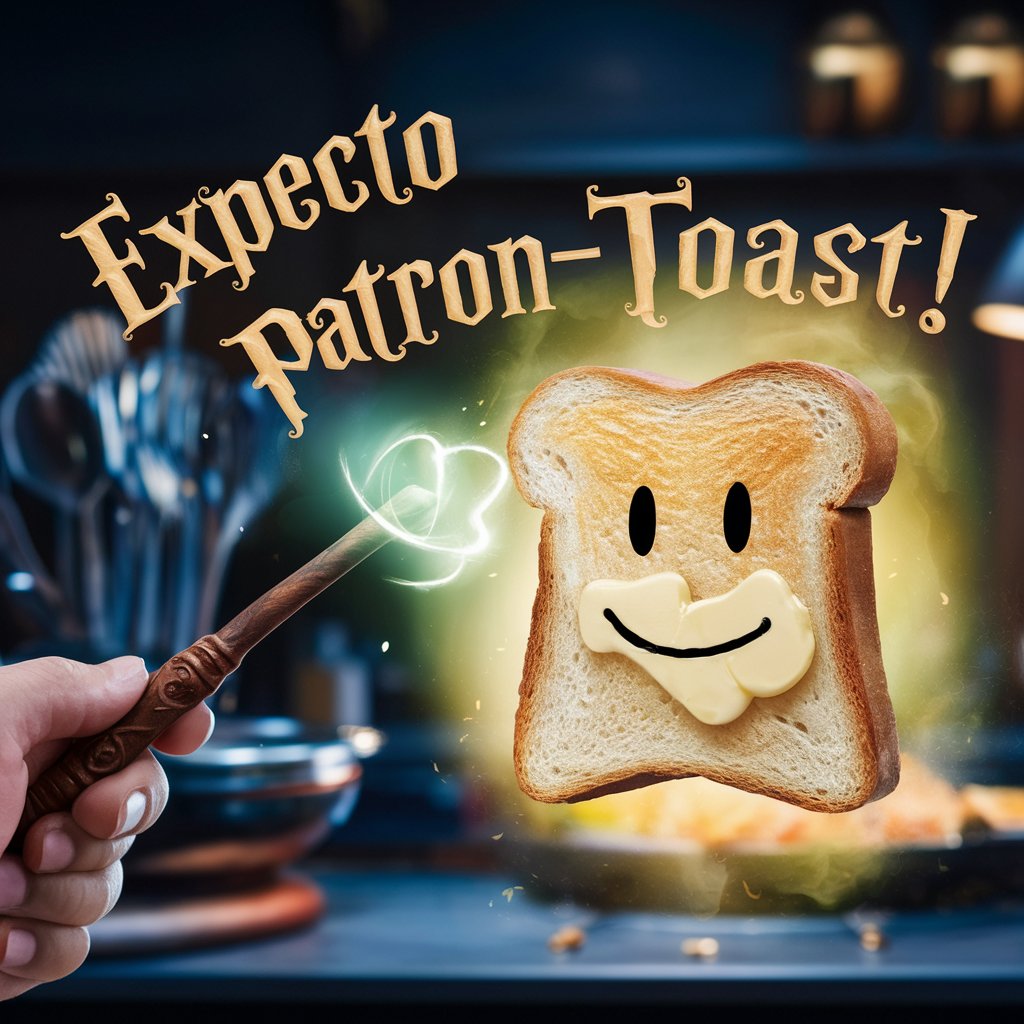 Expecto Patron toast Harry Potter puns