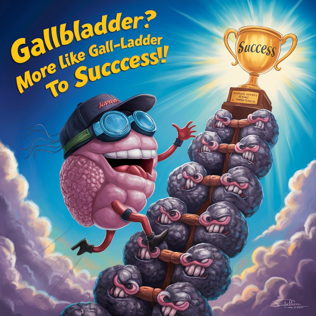 Gallbladder More like gall ladder to success Gallbladder puns