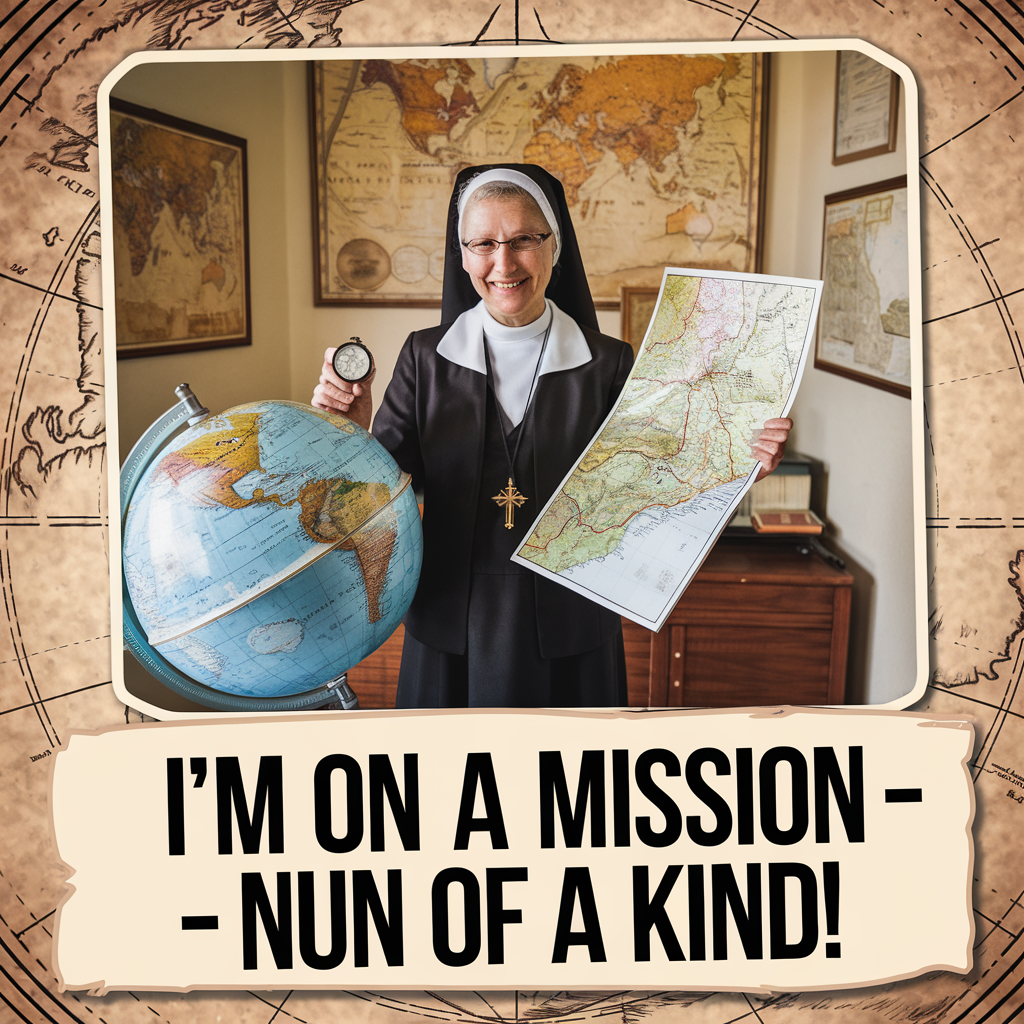 Im on a mission – Nun of a kind Nun Puns