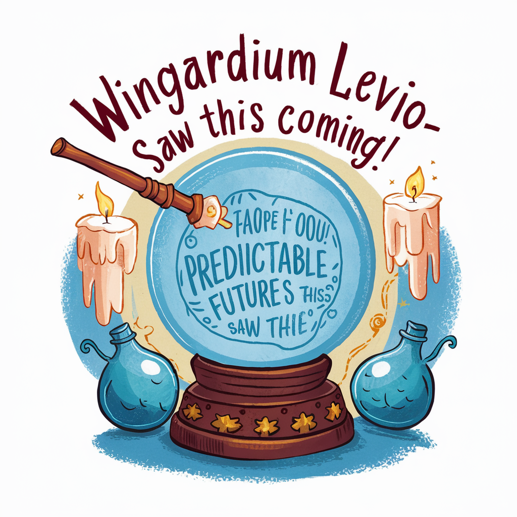Wingardium Levio saw this coming Harry Potter puns