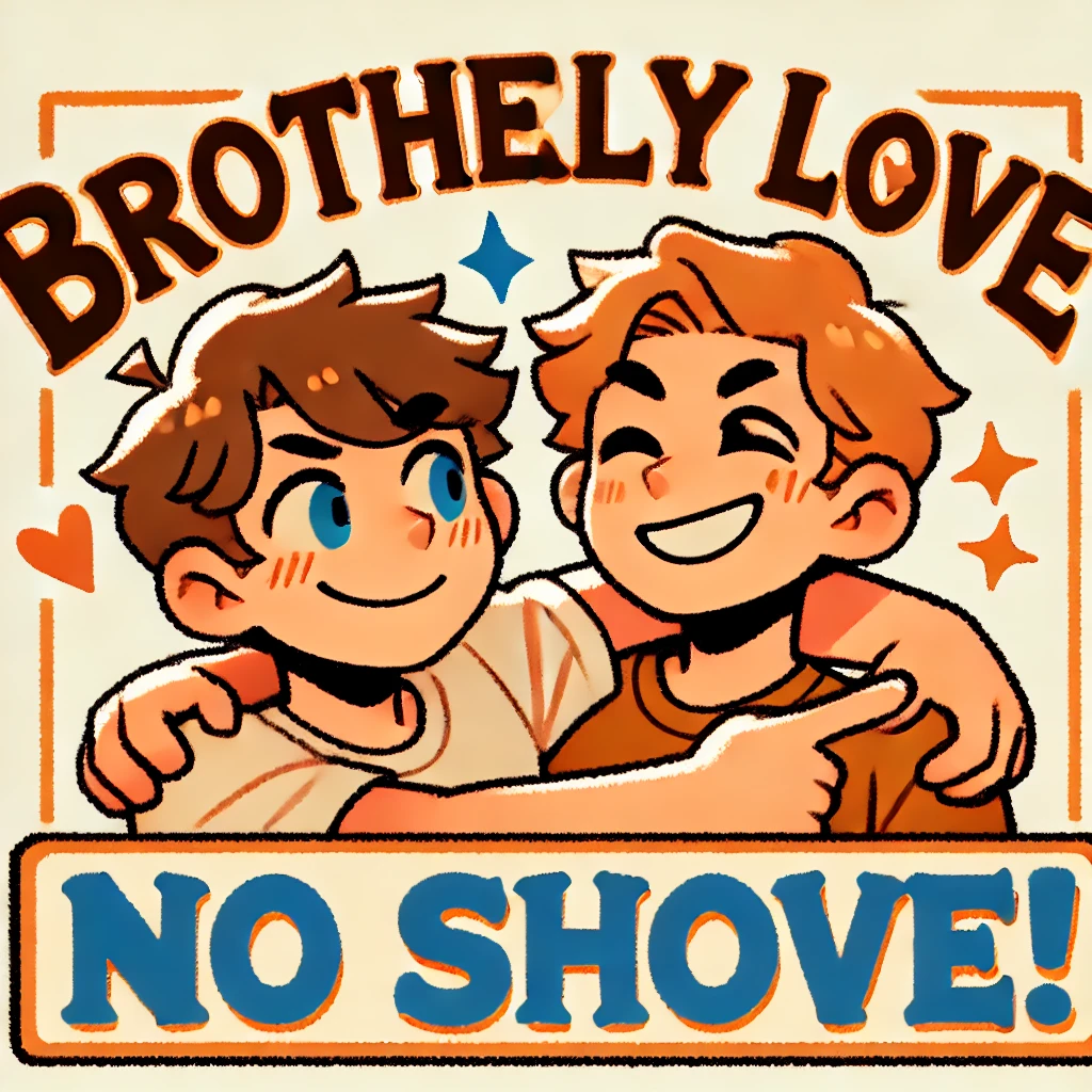 Brotherly love no shove Brother Puns