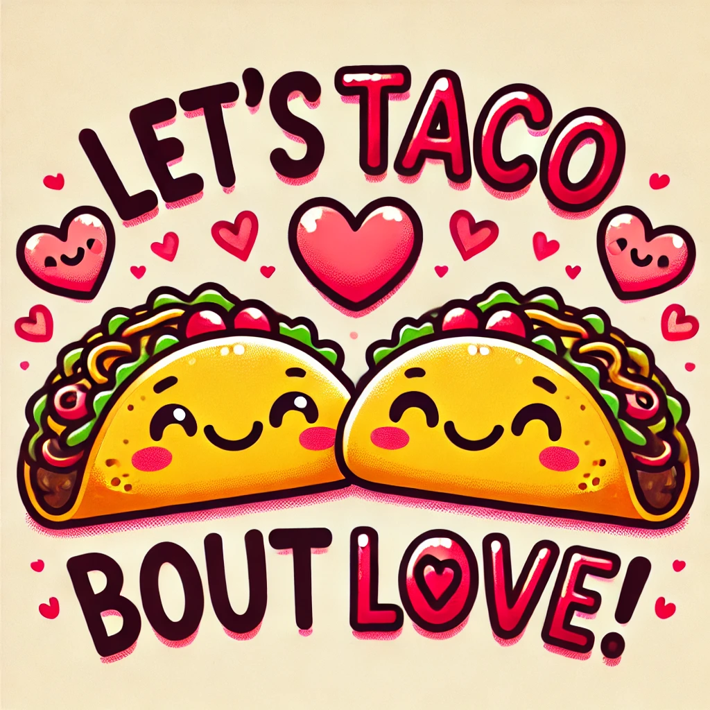 Lets taco ‘bout love Dating Puns
