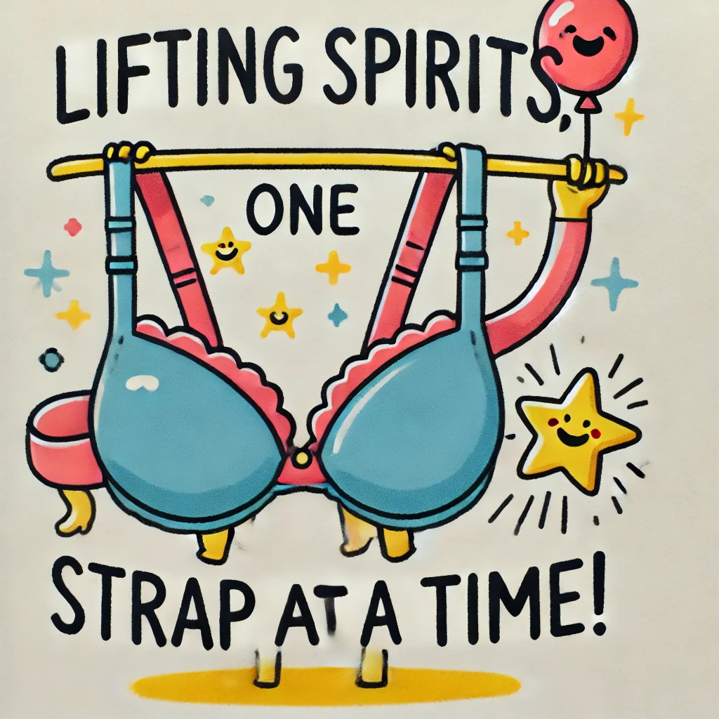Lifting spirits one strap at a time Bra Puns