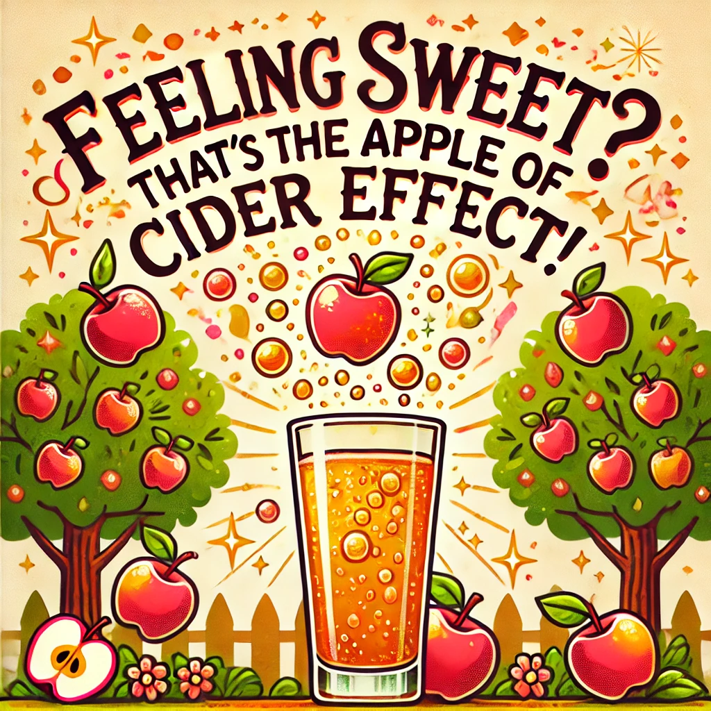 Feeling sweet Thats the apple of cider effect Cider Puns