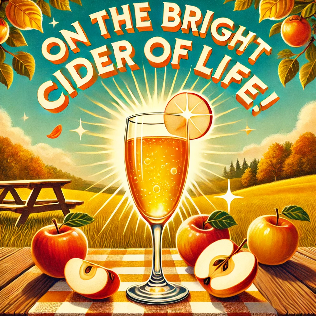 On the bright cider of life Cider Puns