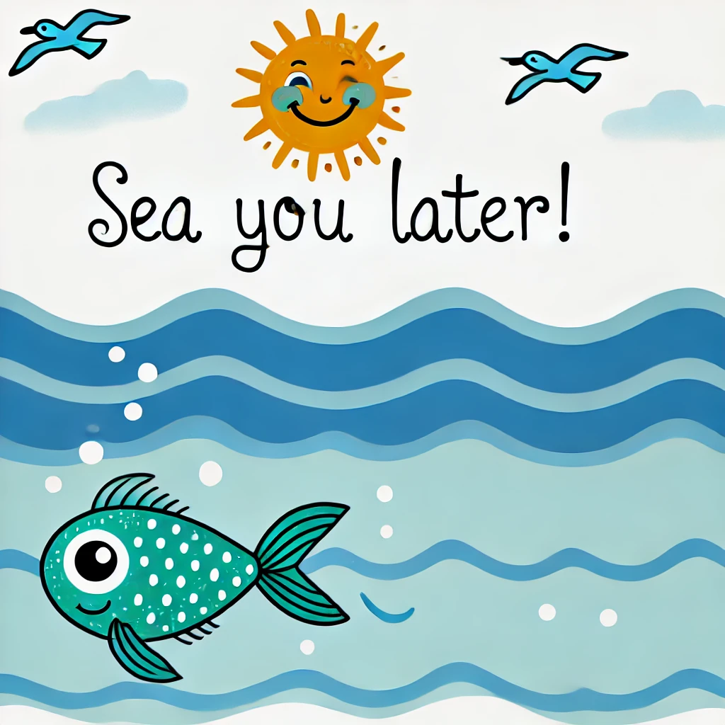 Sea You Later Goodbye Puns