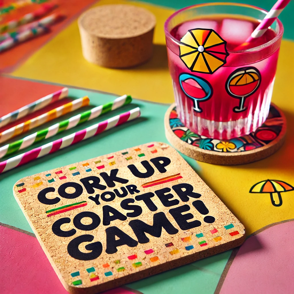 Cork up your coaster gameCoaster Puns