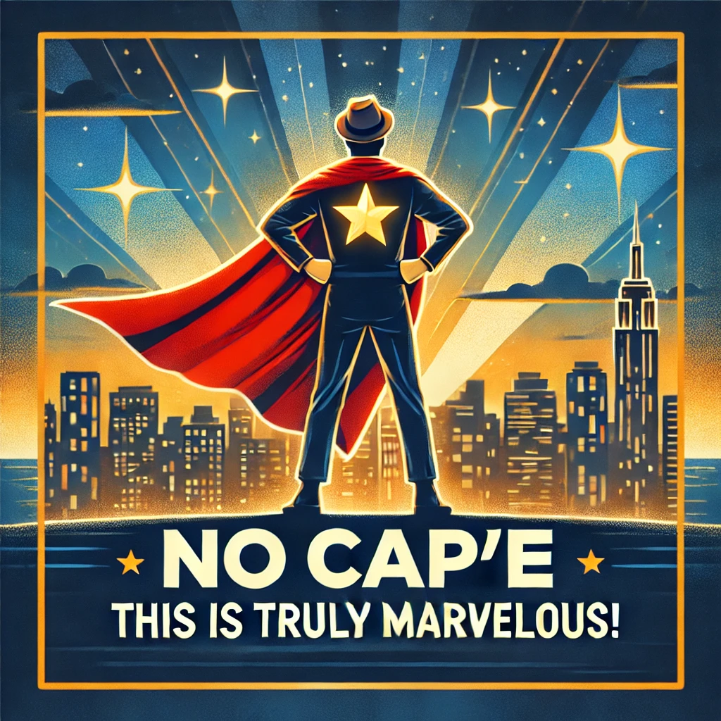 No cape – this is truly marvelous Marvel Puns