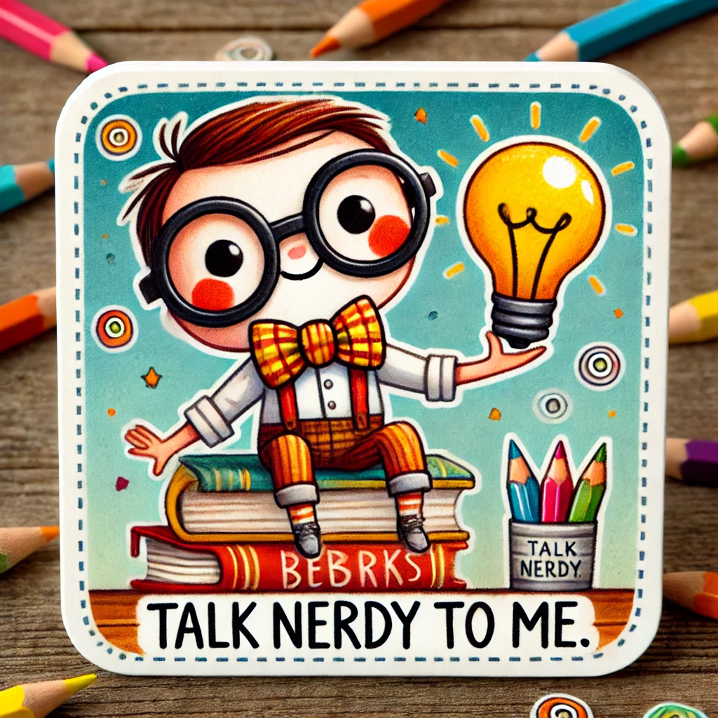 Talk nerdy to me.Nerd Puns