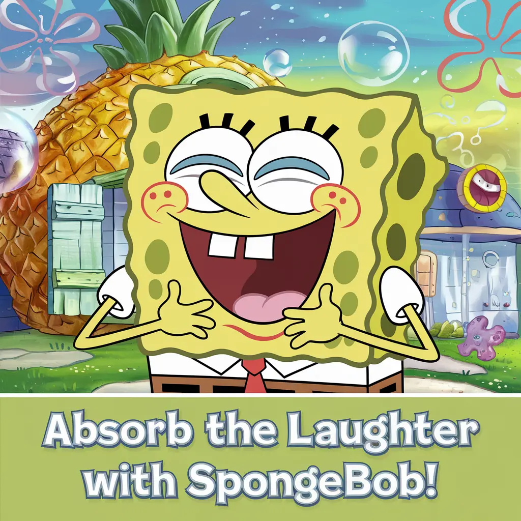 Absorb the Laughter with SpongeBob Spongebob Puns